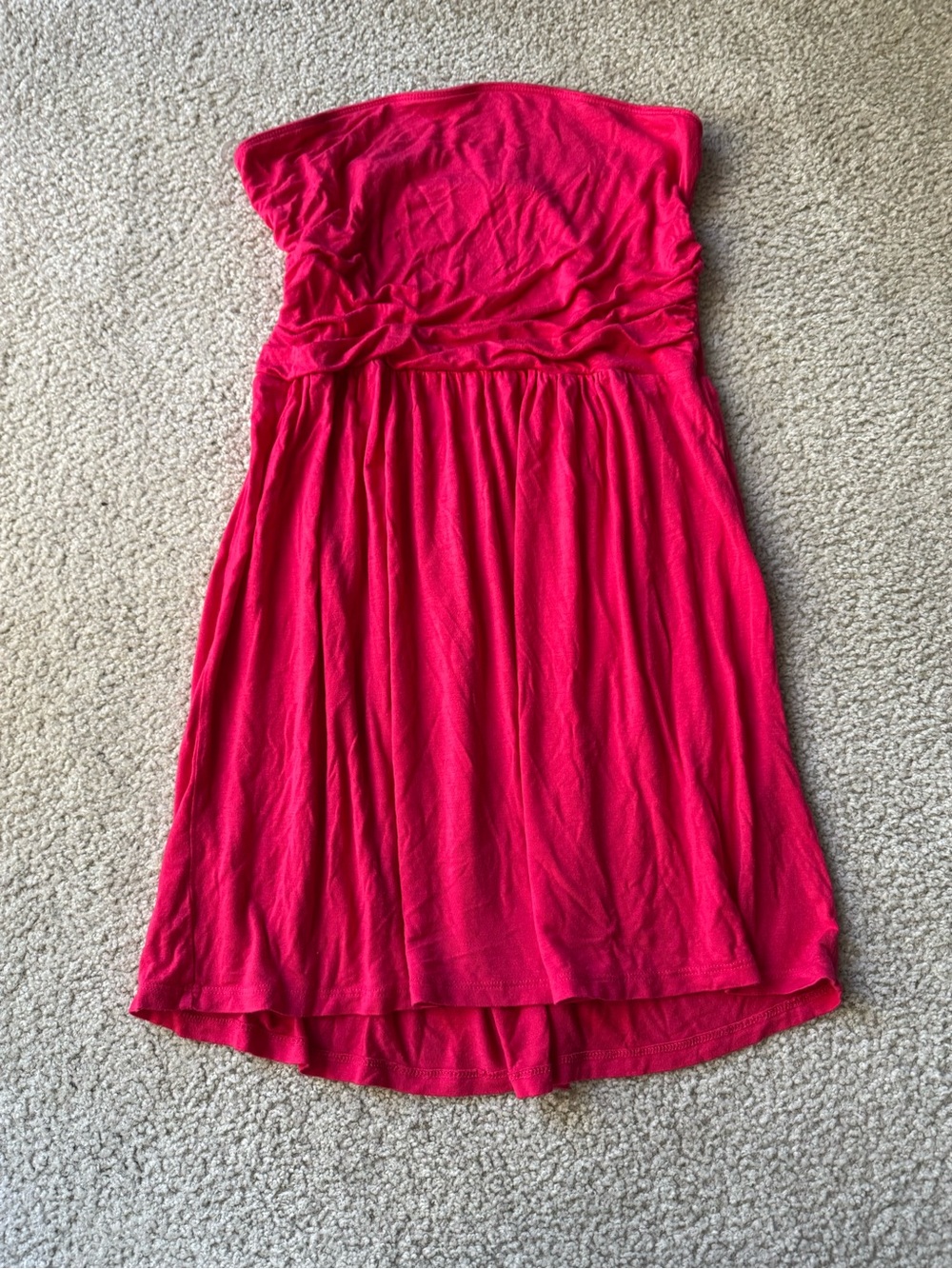 Fashion Nova Strapless Midi Dress in Hot Pink sexy party - y2k